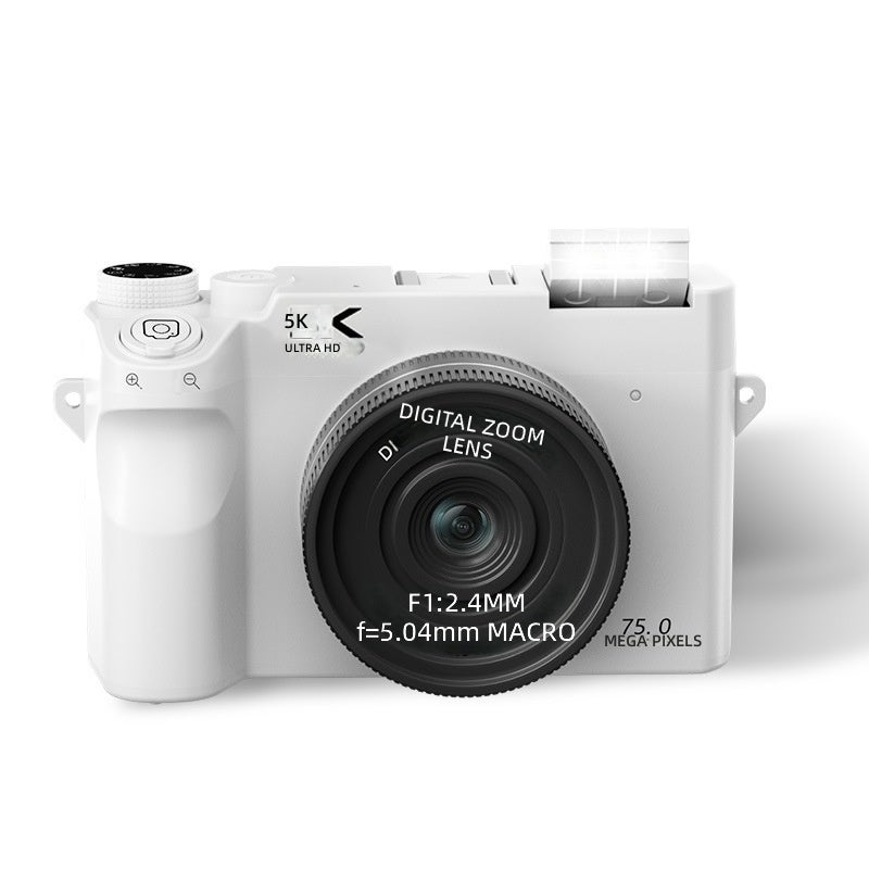 Cross-Border 5K Retro Mirrorless Camera for Students - HD Beauty Dual-Camera Selfie Digital Camera - Image 5