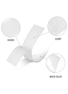 Y&D Hook and Loop Tape Velcro Adhesive Strip Self Sticky Back Fastening Heavy Duty Reusable Double Sided 6M * 2CM  - Image 3