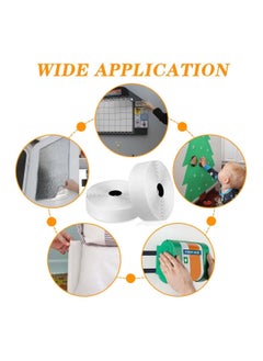 Y&D Hook and Loop Tape Velcro Adhesive Strip Self Sticky Back Fastening Heavy Duty Reusable Double Sided 6M * 2CM  - Image 2