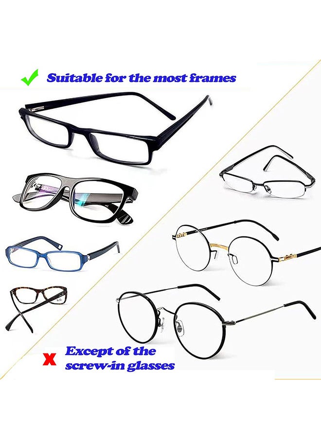 Depend - 20 Pairs Eyeglass Nose Pads, Soft Silicone Adhesive Glasses, Anti-Slip Heighten Air Chamber Nose Pads, Design More Soft And Comfortable For Full Plastic Frames, Eyeglasses, Sunglasses - Image 1