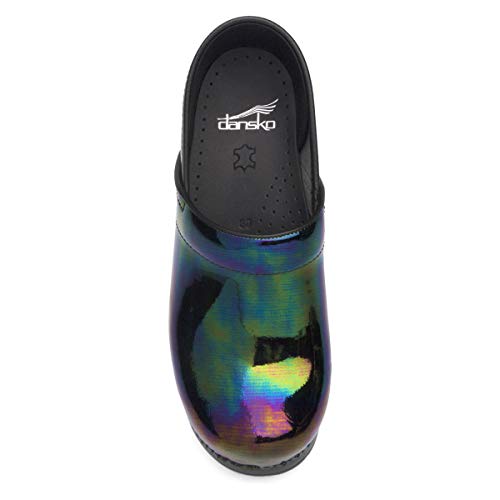 Dansko Women’s Professional Slip-On Clogs –Rocker Sole and Arch Support for Comfort-Ideal for Nursing, Food Service, Healthcare Petrol 10.5-11 M US - Image 2
