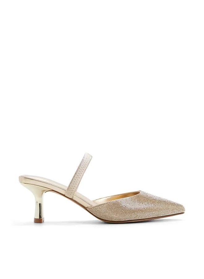 Call it Spring Zaydan Ladies Gold Heeled Shoes