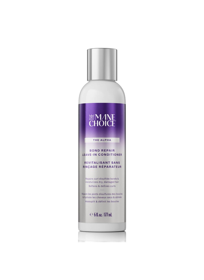 THE MANE CHOICE - The Alpha Recoil & Curl Bond Repair Leave In Conditioner, 6 oz, Leave-In Cream for Coily, Curly, Wavy Hair, Repairs, Strengthens & Moisturizes with Vitamins & Amino Acids - Image 1