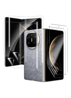 The screen protector is compatible with Huawei Mate X6, [2+2 Pack] TPU Indoor and Outdoor Flexible Screen Protector with 3D Full Coverage, High Definition, and High Sensitivity