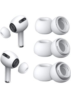 3 Pairs Replacement Ear Tips For Airpods Pro And Airpods Pro 2Nd Generation With Noise Reduction Hole Silicone Ear Tips For Airpods Pro With Portable Storage Box And Fit In The Charging Case SML