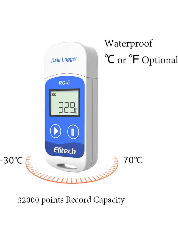 Elitech Mini Temperature Recorder Datalogger Rc-5 Thr235  - Image 2