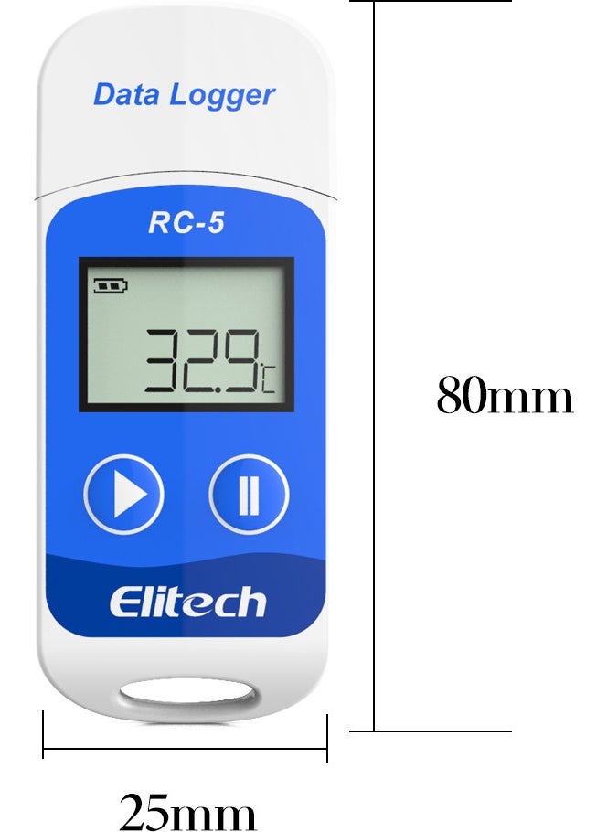 Elitech Mini Temperature Recorder Datalogger Rc-5 Thr235  - Image 4
