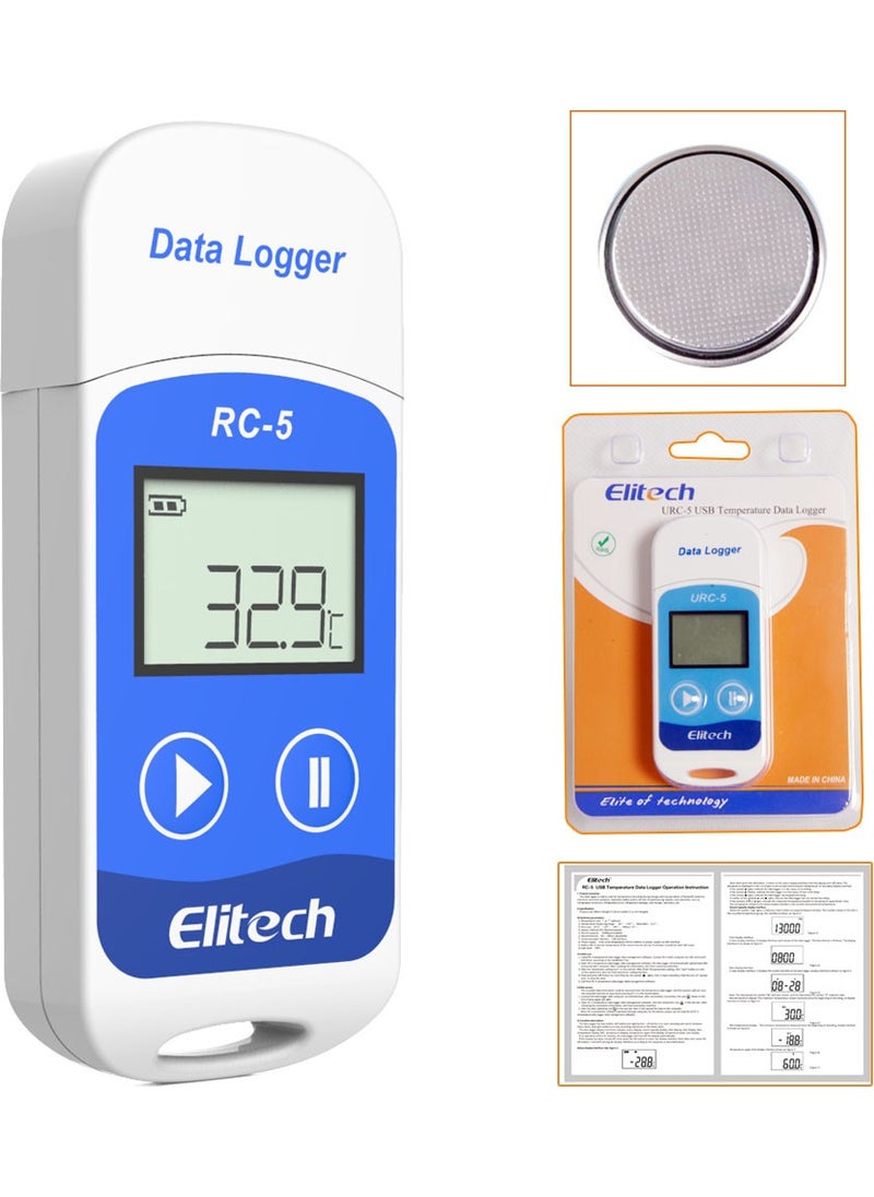 Elitech Mini Temperature Recorder Datalogger Rc-5 Thr235  - Image 5