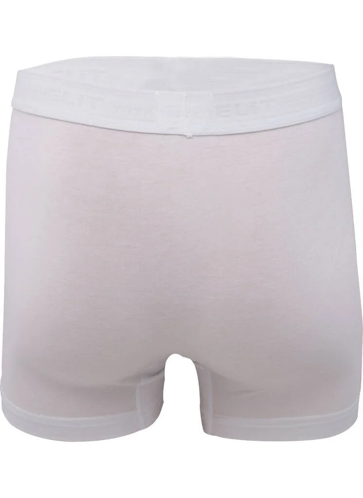 Tutku Elit Modal Elastane Men's Boxer 1251 | White