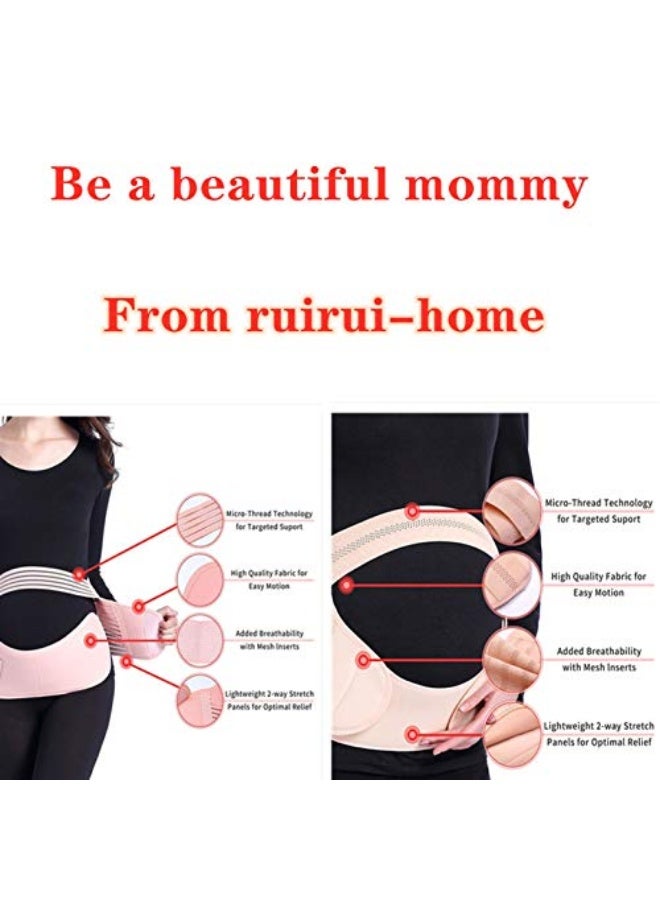 Generic daaavite 3 in 1 Care Maternity Pregnancy Support Belt Maternity & Postpartum Band - Relieve Back, Pelvic, Hip Pain for Birth Preparation, Labour & Recovery  - Image 3