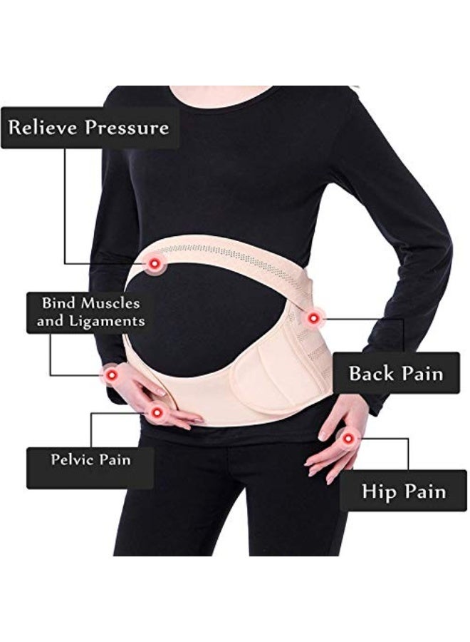Generic daaavite 3 in 1 Care Maternity Pregnancy Support Belt Maternity & Postpartum Band - Relieve Back, Pelvic, Hip Pain for Birth Preparation, Labour & Recovery  - Image 2