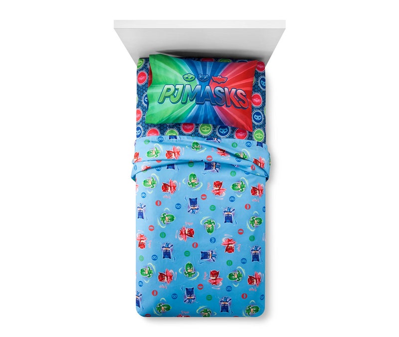 PJMASKS PJ Masks Twin Sheet Set Its Hero Time - Image 3
