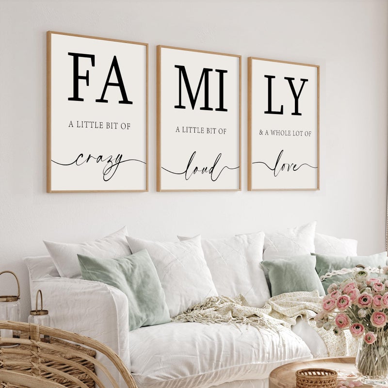 Heiple Family Wall Decor 11"x14" Framed Wooden Wall Sign for Home Decor Farmhouse Vintage Rustic Living Room Minimalist Family Wall Art (Brown, 11â€x14â€) - Image 2