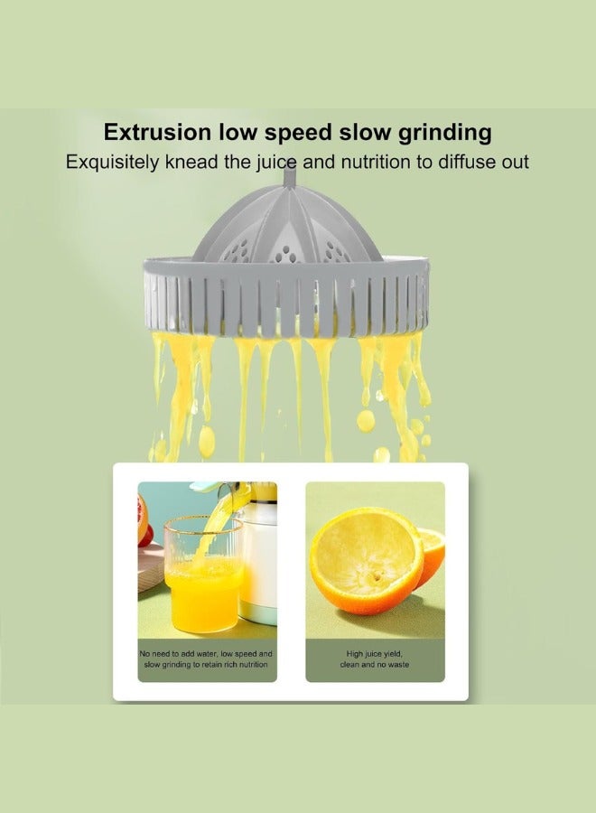 MANAM TRADING Citrus Juicer Machines Fruit Electric Orange Juicer Squeezer USB Rechargeable Easy Press Lemon Lime Orange Grapefruit Juice Squeezer Easy to Clean fruit juicer - Image 5