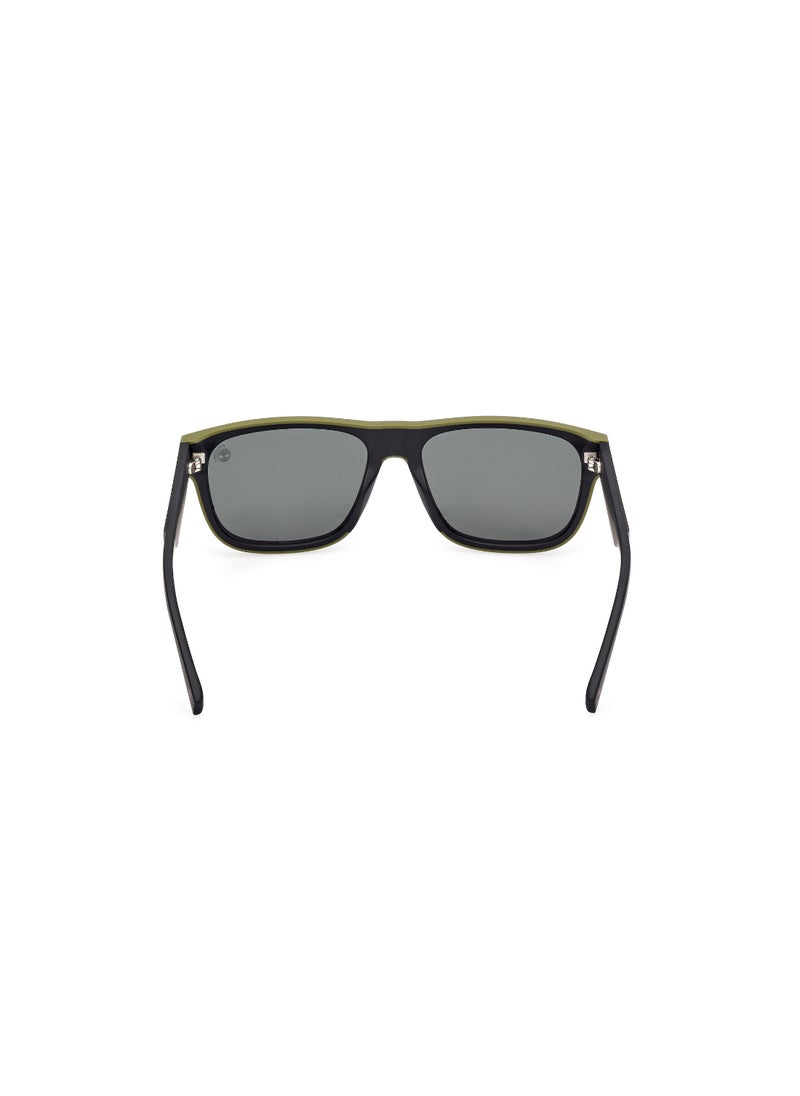 Timberland - TIMBERLAND Plastic Rectangular Full Rim Men Polarized Sunglass - Image 1