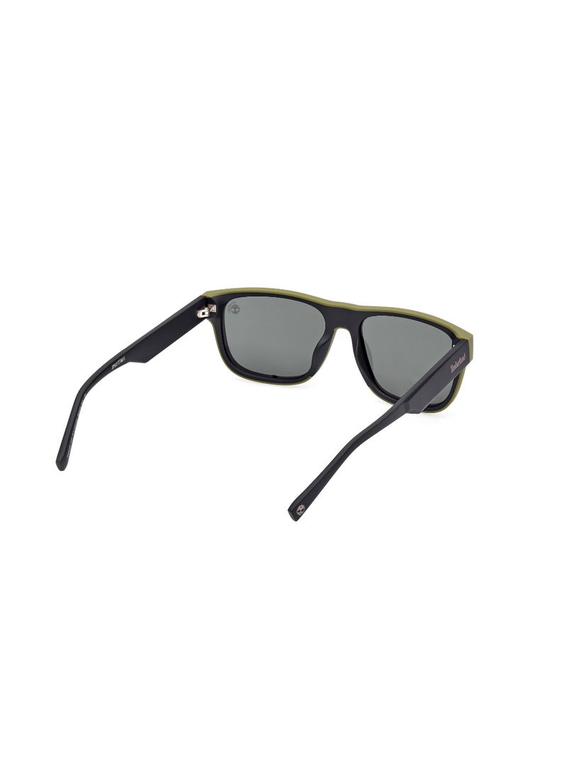 Timberland - TIMBERLAND Plastic Rectangular Full Rim Men Polarized Sunglass - Image 1