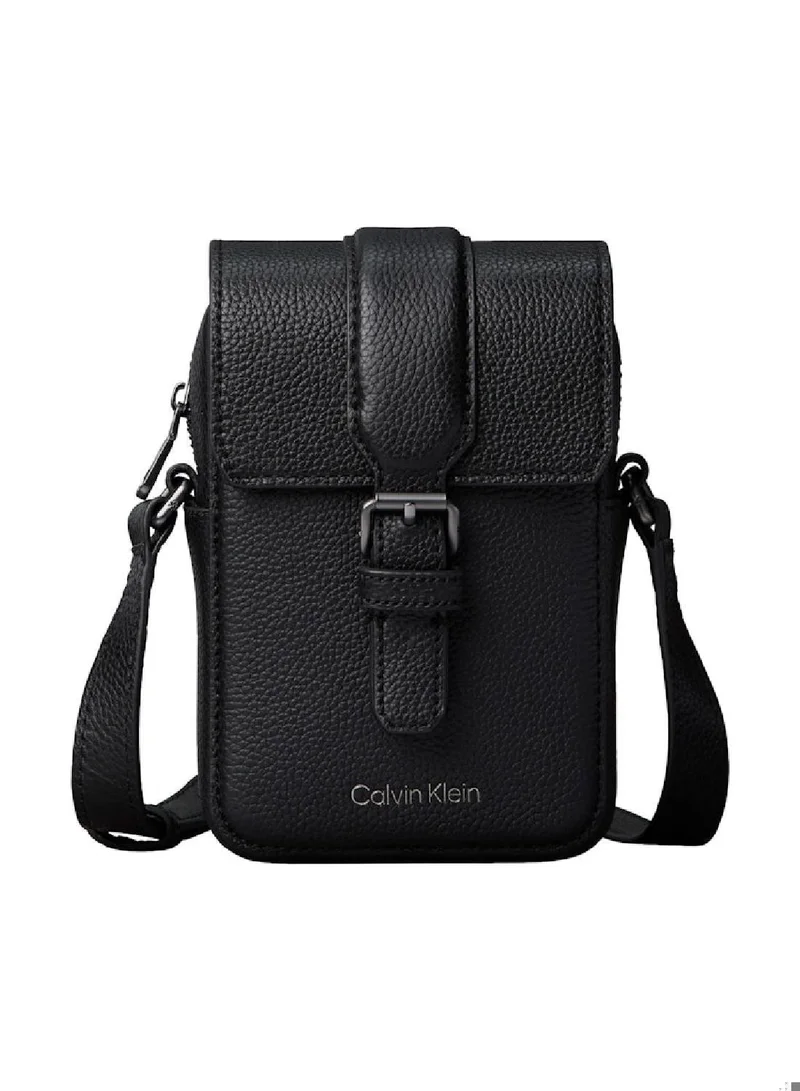 CALVIN KLEIN Leather Slim Reporter Bag
