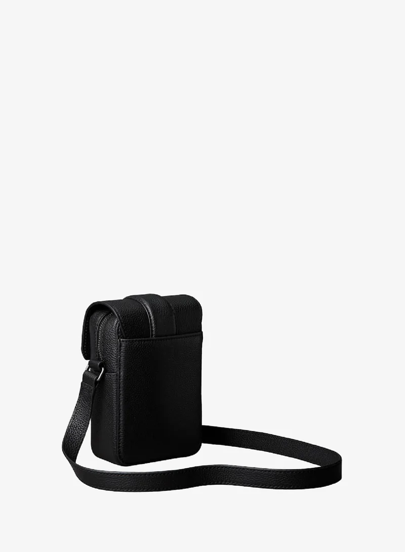 CALVIN KLEIN Leather Slim Reporter Bag