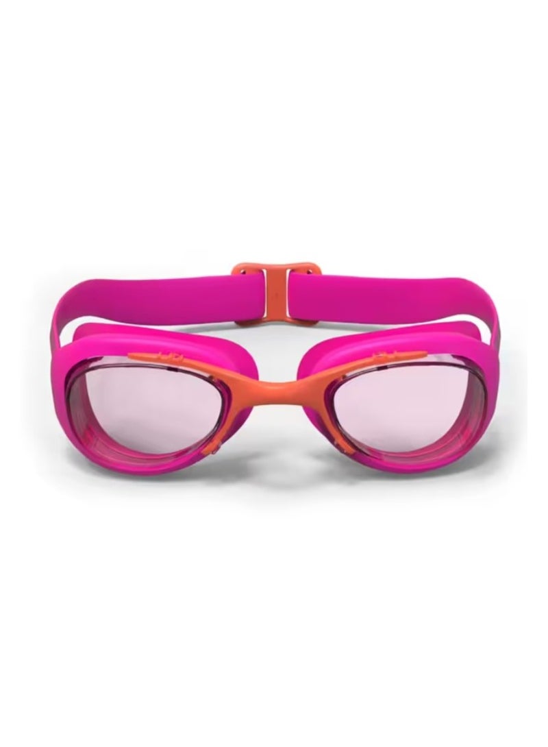 NABAIJI Kids' Swimming Goggles – Clear Lenses – Pink/Orange – Anti-Fog & UV Protection – Comfortable Leak-Proof Fit for Children - Image 3