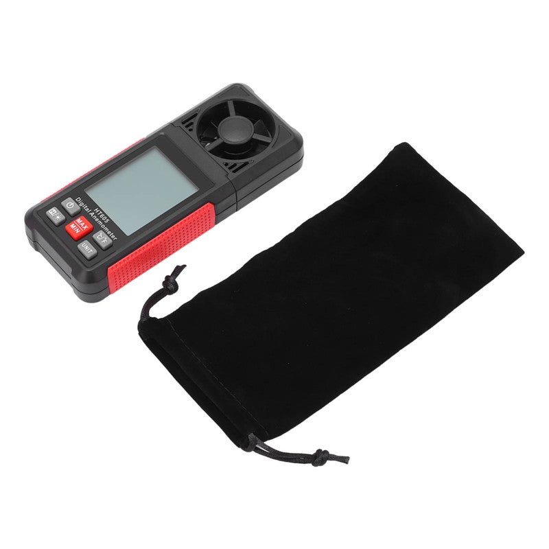 Anemometer: 0.70~30.00 M/s ABS Wind Speed Meter - High Accuracy Automatic Calibration, Smart Wind Speed & Temperature Tester with Clear LCD Display for Wind Energy, Meteorology, Industry, Agriculture - Image 1