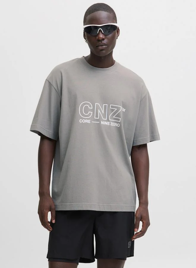 JACK & JONES Jack and Jones JCOCNZ Branding Print T-Shirt