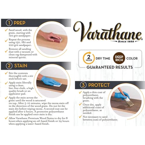 VARATHANE راست-أوليوم فاراتان 211720H صبغة خشب مميزة، ربع، كرز فاتح - Image 3