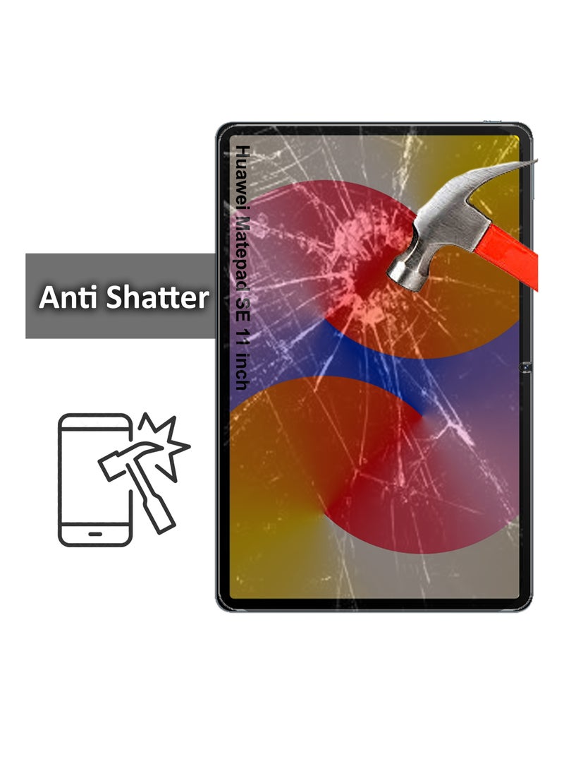NAFCO - Pack of 2 Huawei Matepad SE 11 inch Tempered Glass Screen Protector – High Transparency, Delicate Touch, Anti-Explosion, Smooth Arc Edges, Easy Installation, Screen Protector for Huawei Matepad SE 11 inch - Image 1