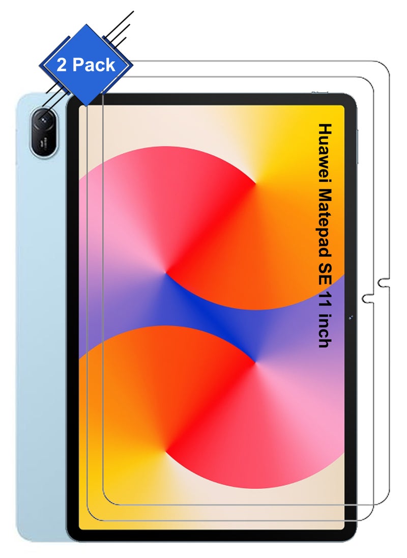NAFCO - Pack of 2 Huawei Matepad SE 11 inch Tempered Glass Screen Protector – High Transparency, Delicate Touch, Anti-Explosion, Smooth Arc Edges, Easy Installation, Screen Protector for Huawei Matepad SE 11 inch - Image 1