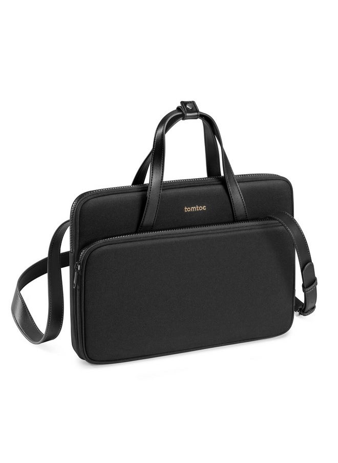 Tomtoc tomtoc Protective Laptop Shoulder Bag for 13-inch MacBook Air/Pro, 14-inch MacBook Pro M2/M1 Pro/Max A2779 A2442 2023-2021, Water-Resistant Laptop Carrying Case for 12.9 iPad Pro with Keyboard Case  - Image 1