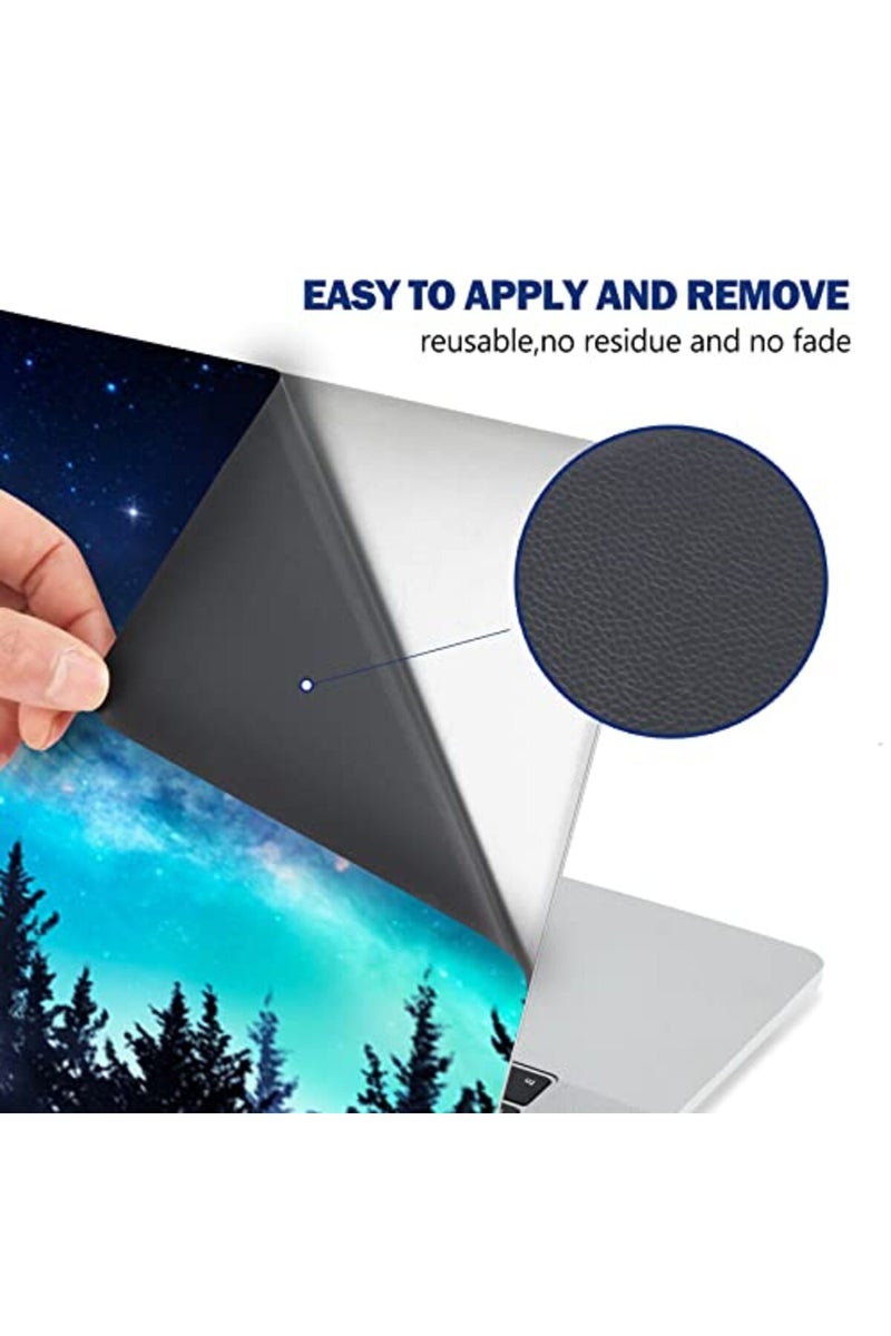AIMSA Laptop Skin Sticker Decal, 12 13 13.3 14 15 15.4 15.6 inch Laptop Art Decal Protector Notebook Netbook PC 15.6" Universal Vinyl Cover, Forest Moon Sky - Image 3
