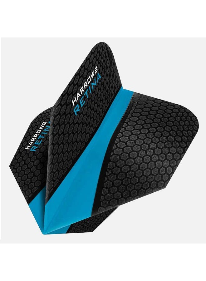Harrows Retina Dart Flights | 5 x sets Darts Flights (15 Flights Total) I 100 Micron Dart Flights I Premium Extra Strong Made in UK I Professional Darts Accessories I Blue Dart Flights - Image 4