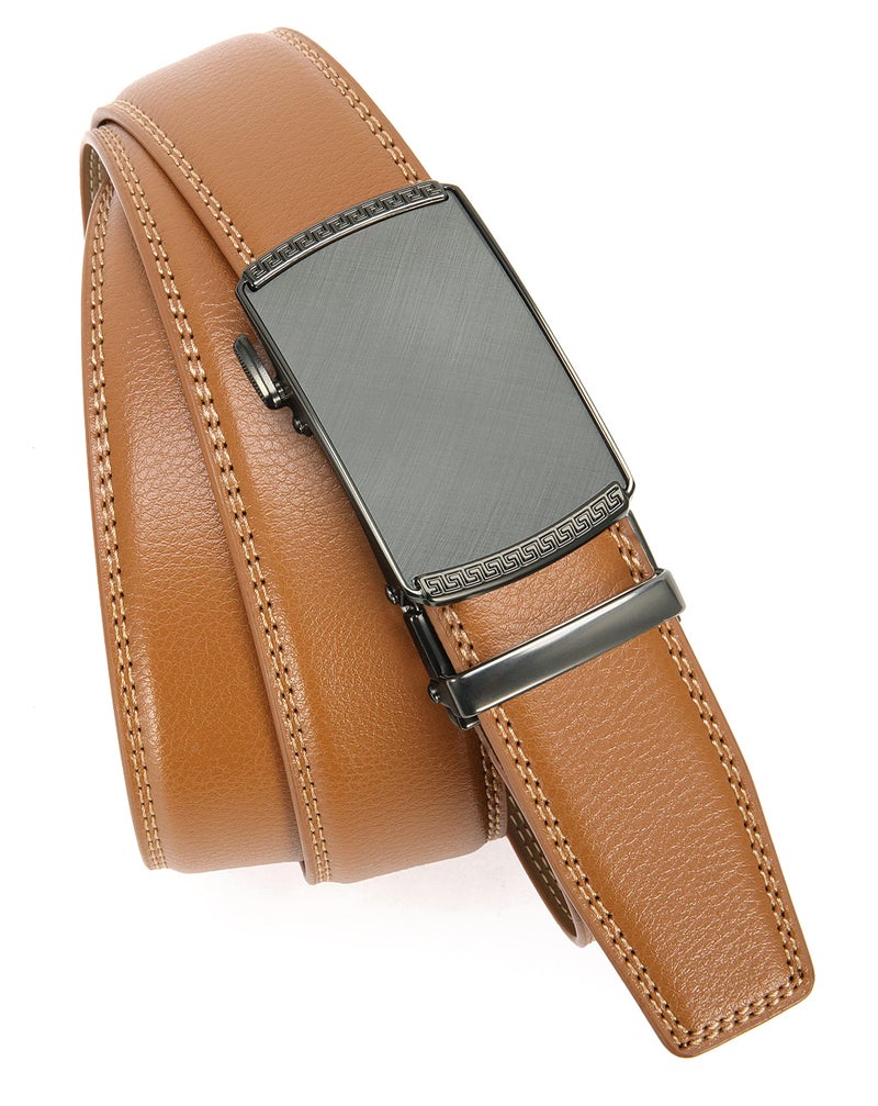 CHAOREN Mens Belt Leather Ratchet Belt - Customizable Fit, Effortless Style (35mm) - Image 2