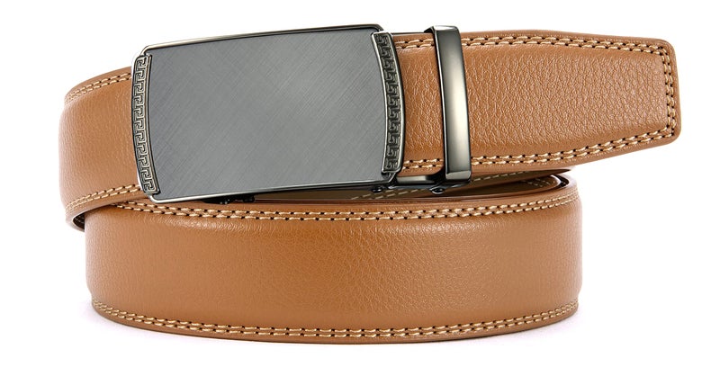 CHAOREN Mens Belt Leather Ratchet Belt - Customizable Fit, Effortless Style (35mm) - Image 3