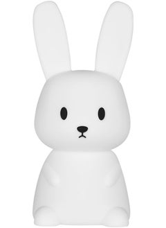 WAOKN Night Light for Kids, Cute Bunny Night Light Gifts for Kids Room Nursery Baby Bedroom Toddler Teen Girls Kawaii Room Decor, Rechargeable Silicone Bunny Cute Lamp with 3 Hours Timer&7 Colors  - Image 1