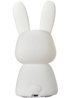 WAOKN Night Light for Kids, Cute Bunny Night Light Gifts for Kids Room Nursery Baby Bedroom Toddler Teen Girls Kawaii Room Decor, Rechargeable Silicone Bunny Cute Lamp with 3 Hours Timer&7 Colors  - Image 2
