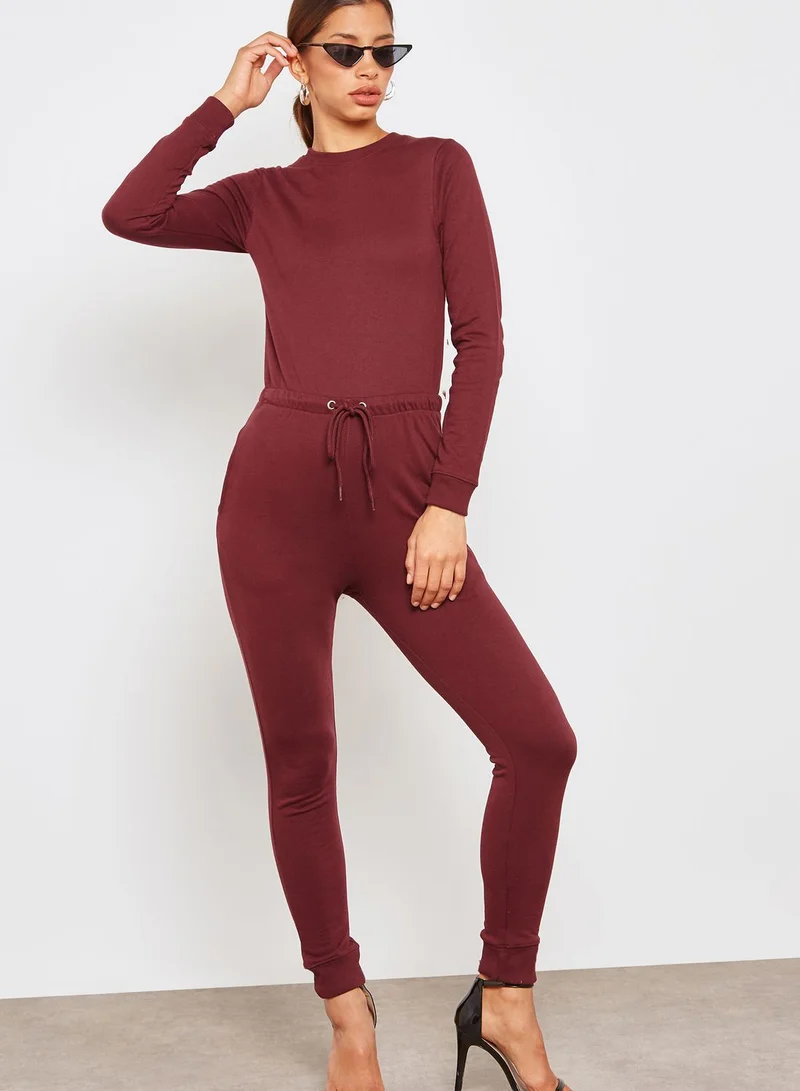 Missguided Loop Back Jumpsuit