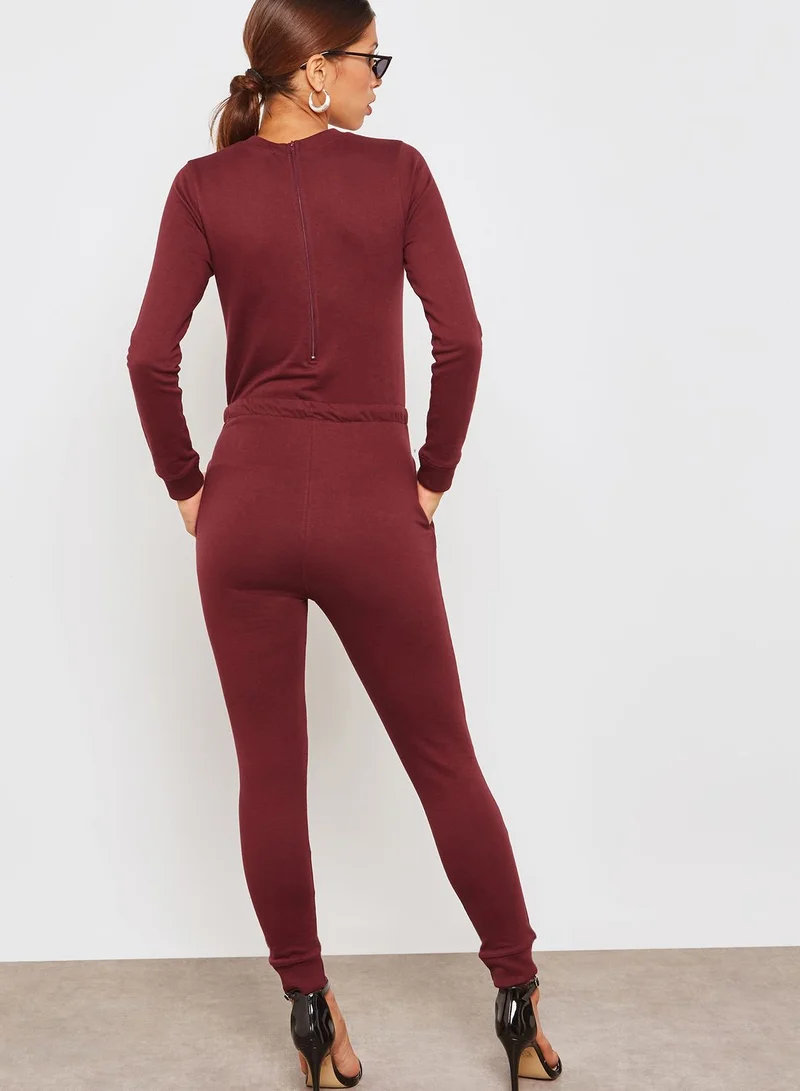 Missguided Loop Back Jumpsuit