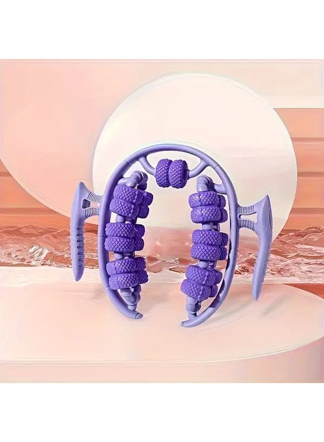 عجلة تدليك أرجوانية 26 بزاوية 360 درجة لعضلات اليوغا والبيلاتس - Image 1