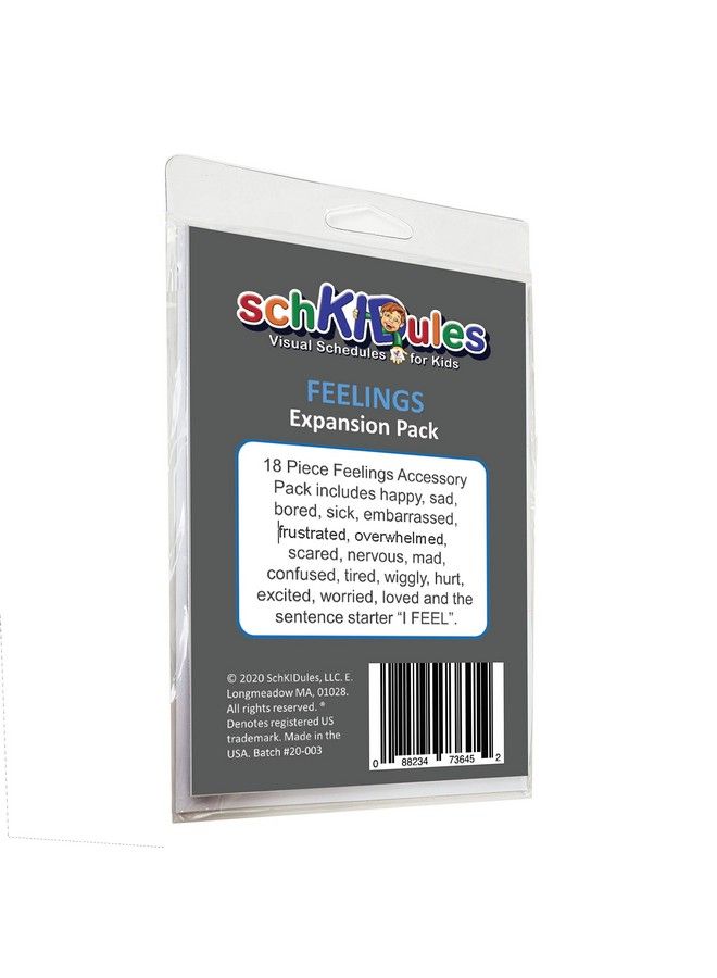 SchKIDules ® Feelings Accessory Pack: 17 Feelings Magnets And An I Feel Sentence Starter - Image 5