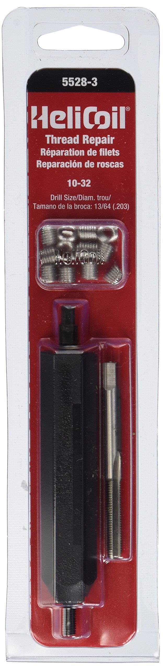 Helicoil طقم إصلاح خيوط دقيقة Heli-Coil 5528-3 10-32 بوصة - Image 4