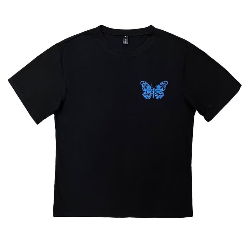 Trendy Brand Summer Short-Sleeved Men'S T-Shirt Arrival Korean Printed Fashion T-Shirt Men'S Trendy Loose Half-Sleeved Top - Image 3