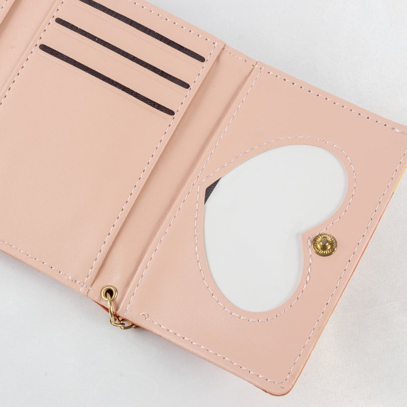 The Black Pearl Accessories Leather Flip Wallet & Card Holder with Multiple Pockets - Orange - Image 4