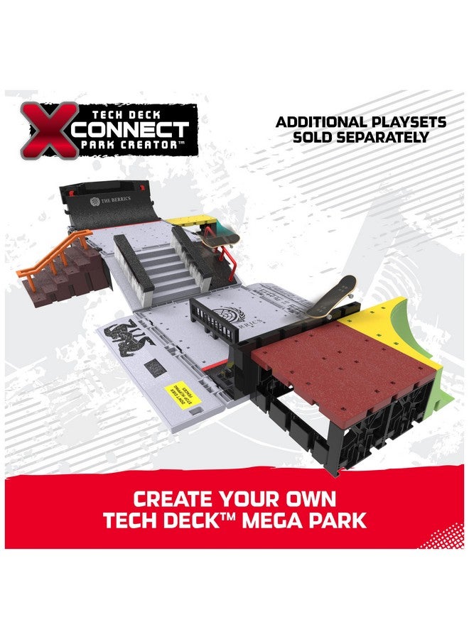 Tech Deck, Quarter Bowl Ruckus X-Connect Park Creator, Customizable and Buildable Ramp Set with Exclusive Fingerboard, Kids Toy for Ages 6 and up - Image 5