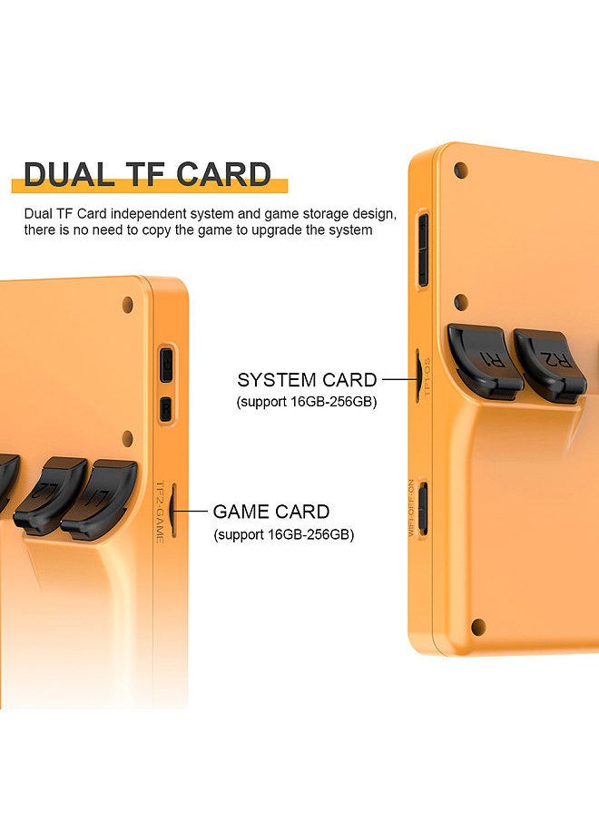 RGB 20S Handheld Game Console Retro 3.5inch Retro Gaming Built-in 2500 Games 16G+128G Support Type-C Fast Charging 2.4G/5G/Wifi Connect Data Transmission