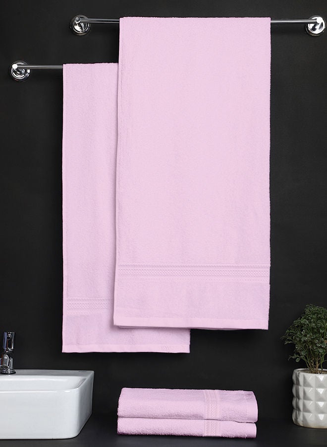 Raymond Raymond Home Towel Gift Sets 450 GSM 2 Bath & 2 Hand Towels Super Soft  Pure Cotton (75 x 150 cm(1)+ 60 x 120 cm(1) + 40 x 60 cm (2)) Towel - Image 1