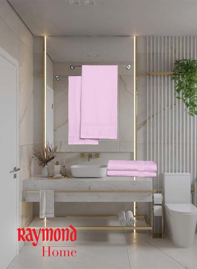 Raymond Raymond Home Towel Gift Sets 450 GSM 2 Bath & 2 Hand Towels Super Soft  Pure Cotton (75 x 150 cm(1)+ 60 x 120 cm(1) + 40 x 60 cm (2)) Towel - Image 2