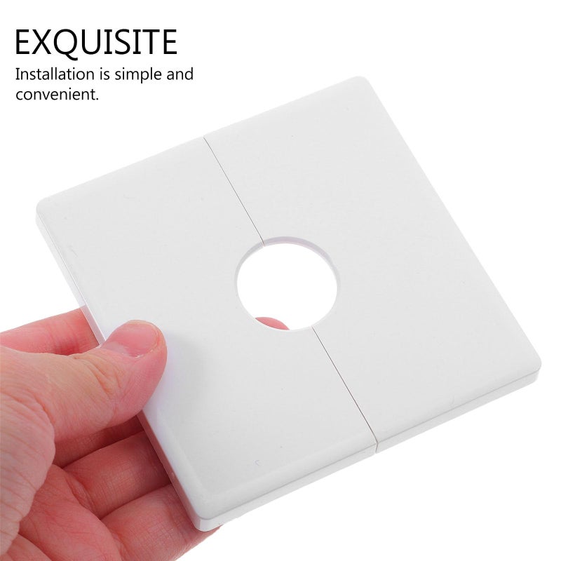 Removable Adhesive Outlet Cover Plate with Cable Pass Through Hole 2 Pack - Image 5