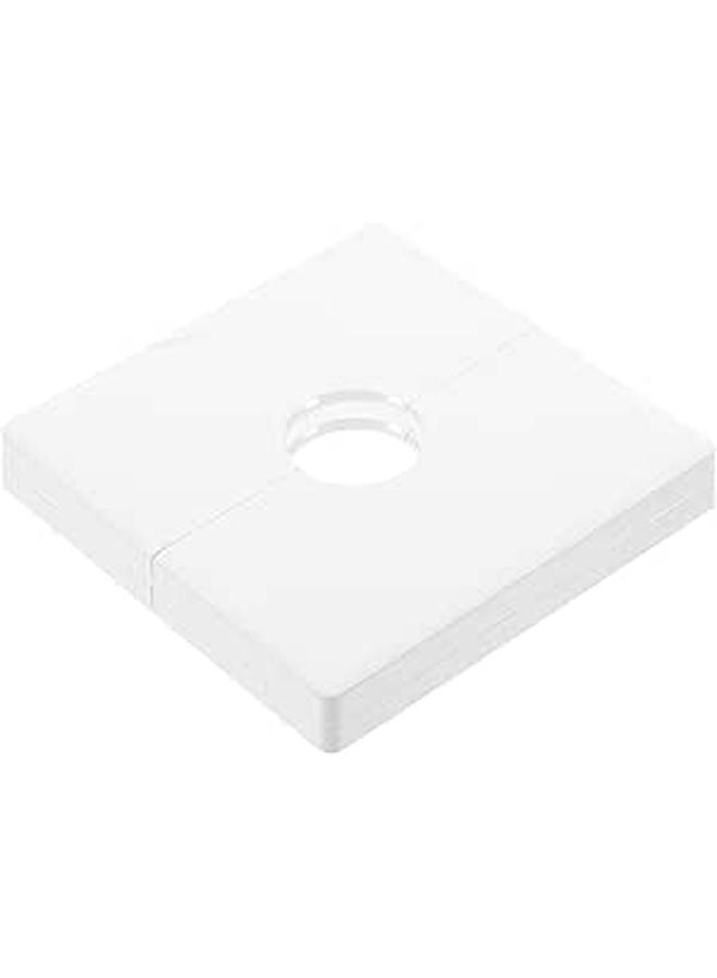 Removable Adhesive Outlet Cover Plate with Cable Pass Through Hole 2 Pack - Image 1