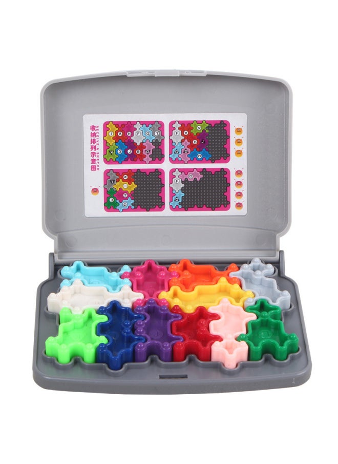 null - Children's Beneficial Intelligence Games Brain Mobilization Building Blocks Puzzle Chinese And English Parent-child Interactive Toys Desktop Games-Color:Brain Mobilization 8803 - Image 1