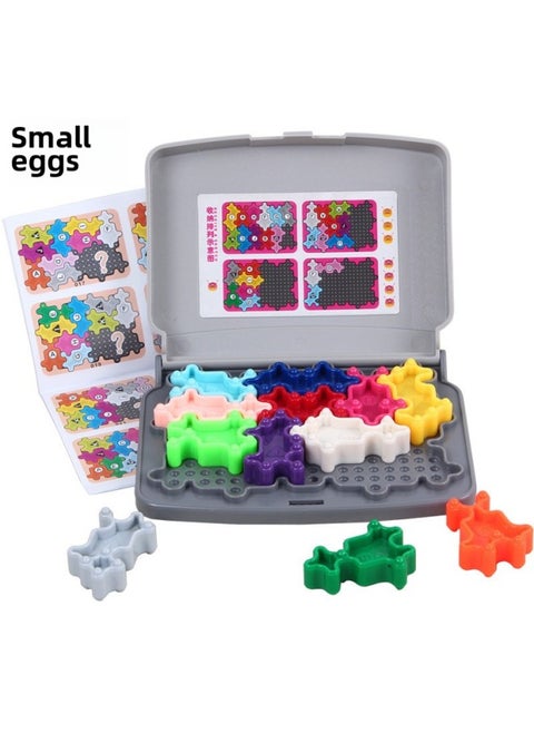 Children's Beneficial Intelligence Games Brain Mobilization Building Blocks Puzzle Chinese And English Parent-child Interactive Toys Desktop Games-Color:Brain Mobilization 8803